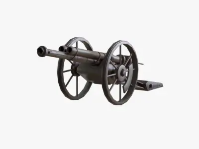 Cannon Free 3D model