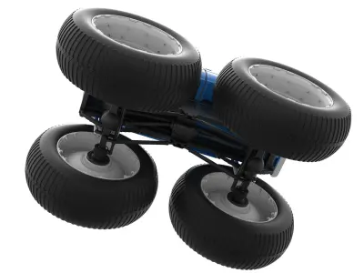 Vintage Monster Truck Scale 1 to 25 3D print model get