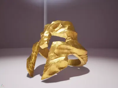 Spartan Volcano Ring 3D Printing 3D print model