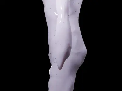 alien sculpture of bird Free low-poly 3D model
