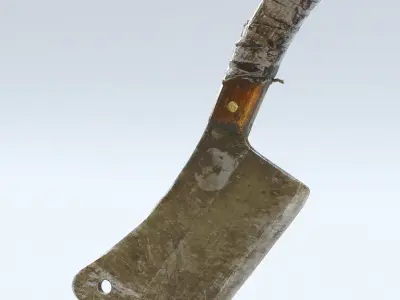 Cleaver Middle Poly 3D model