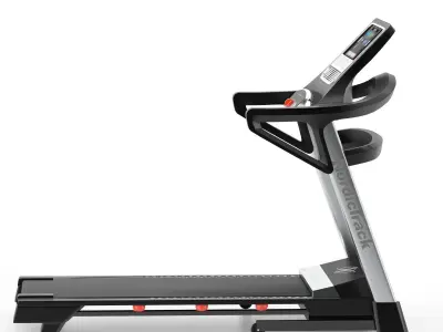 Gym-Equipment-Treadmill-NordicTrack treadmill with ipad 3D model