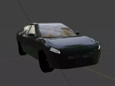 Game-ready sport car Free low-poly 3D model