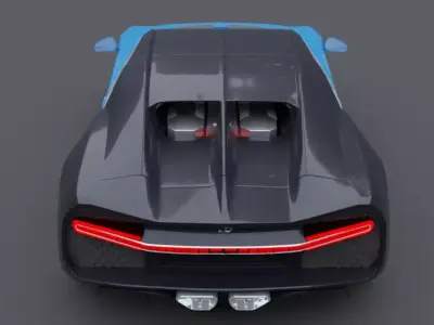 Bugatti Chiron 3D model