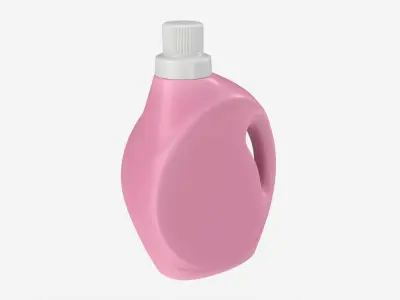 Plastic Bottle with Handle Mockup 03 3D model