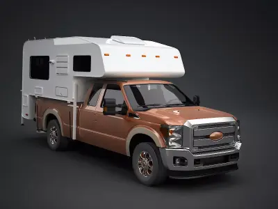 Truck Camper 3D model