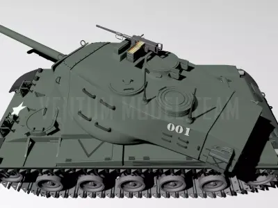 M-41 Walker Bulldog  3D model