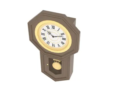 old clock 3D model