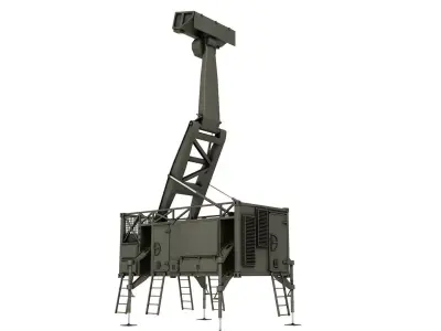 Giraffe AMB Radar 3D model