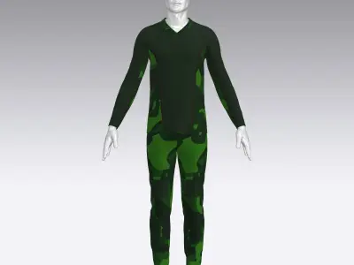 Soldier Uniform  Low-poly 3D model