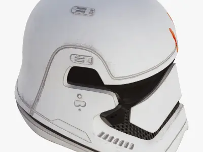 Star Wars First Order Stormtrooper Finn Helmet 3D model