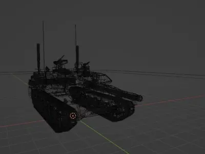 Leopard 2A7V 3D model