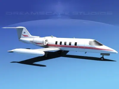 Gates Bombardier Learjet 35 V09 3D model