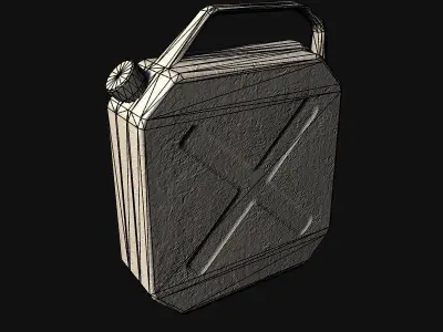 Fuel Tank Low-poly 3D model buy