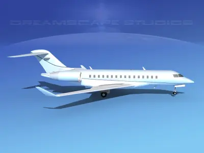 Global Express 8000 V14 3D model
