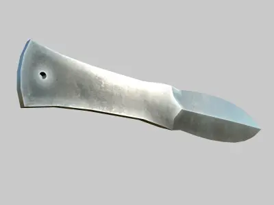 Throwing Knife Low-poly 3D model purchase