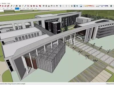Sketchup Office building AAA1 3D model