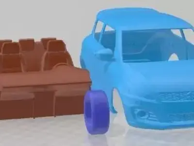 Suzuki Swift Sport 2007 Printable Car 3D print model