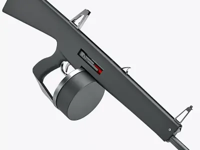 AA12 Shotgun 3D model