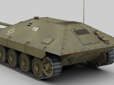 Marshal Maresal Tank Hunter 3D model