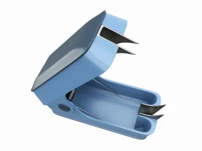 Office staple remover 3D model
