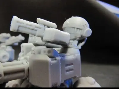 CHIBI-TECH SD -LEAH SR IV SNIPER HATCH GUNNER 3D print model