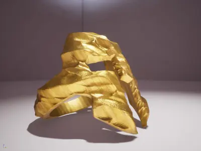 Spartan Volcano Ring 3D Printing 3D print model