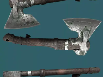 Souvenire Axe Free low-poly 3D model