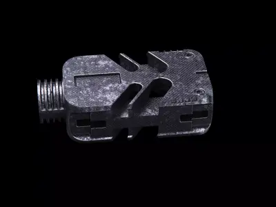 Muzzle brake mechanical part  3D model