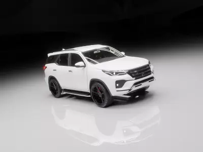 Modern SUV 3D Model Clean Studio Render  Blender  3D model