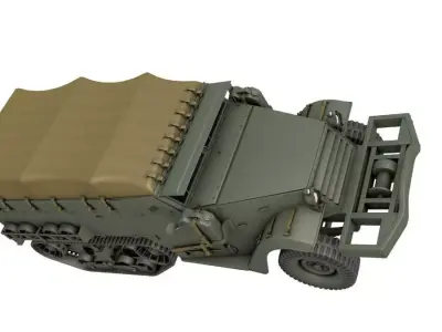 Half Track 3D model
