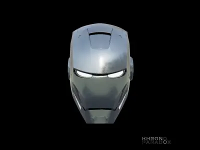 Mk 2 helmet Low-poly 3D model