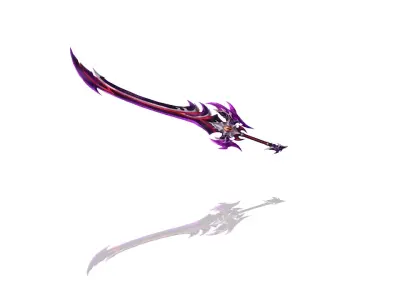 Succubus Katana Low-poly 3D model