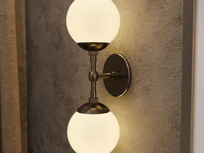 Polaris Sconce wall lamp by Arteriors 3D model