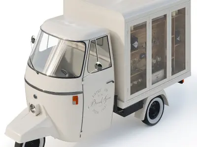 Piaggio P 501 3D model