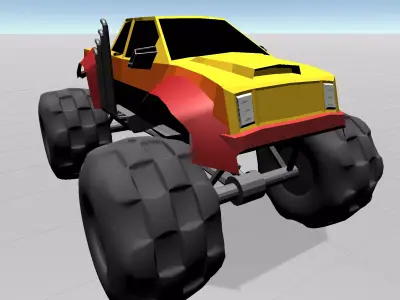 Monster Trucks Pack 3D model