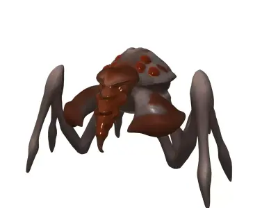 Giant Crab Monster Mutated 3D model
