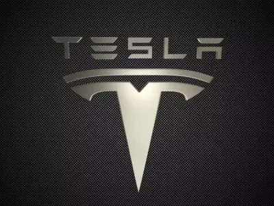 Tesla Logo 3D model by 3dlogoman