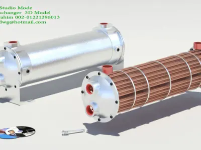 Heat Exchanger  Free 3D model