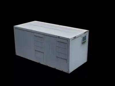 container storage Low-poly 3D model
