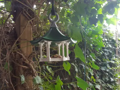 Mini Temple Bird Feeder Free 3D print model