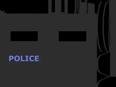Riot Police Shield Free low-poly 3D model