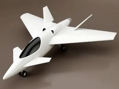 Aircraft 3dprintable concept 3D print model