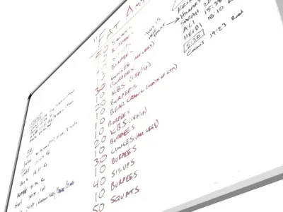 Training Blackboard 3D model
