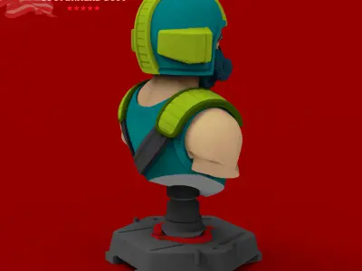GI JOE Charaters CooperHead Bust 3D print model