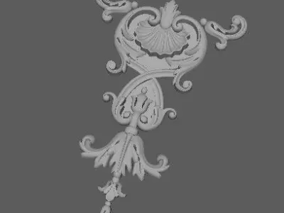 dekor ornate corbel 3D model
