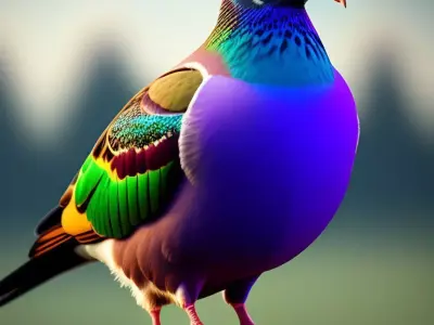 Pigeon model 3d Low-poly 3D model