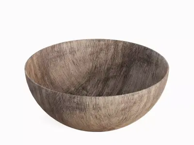 Medieval Bowl 03 Low-poly 3D model