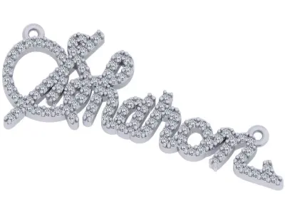 Sharon Name Pendent 3D print model purchase