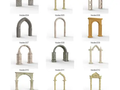 DOSCH 3D - HISTORIC DECORATION V2 3D model